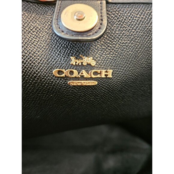 Coach City Tote Signature Canvas Bee Print Double Handle Shoulder Bag - Picture 6 of 16